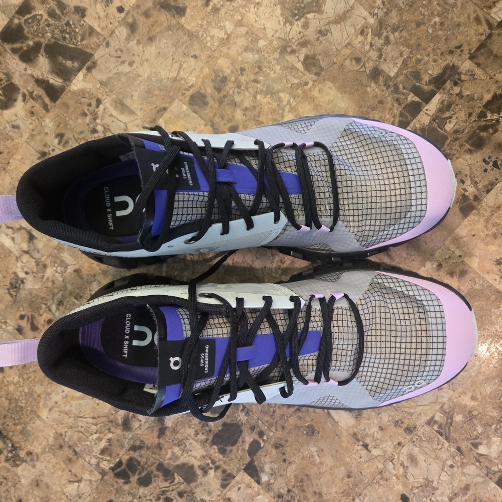 On cloud running shift x shoes